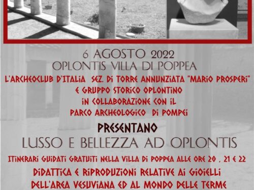 Lusso e Bellezza ad Oplontis 6 agosto 2022