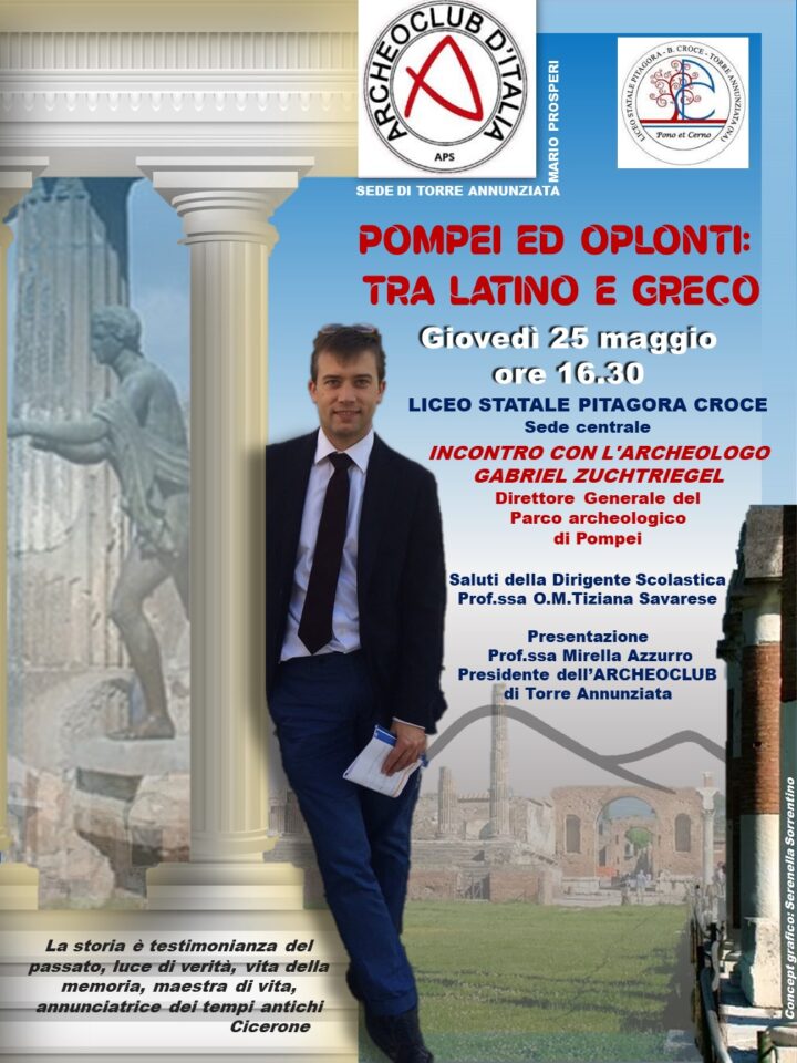 Pompei ed Oplonti Tra Latino e Greco
incontro con larcheologo gabriel zuchtriegel
